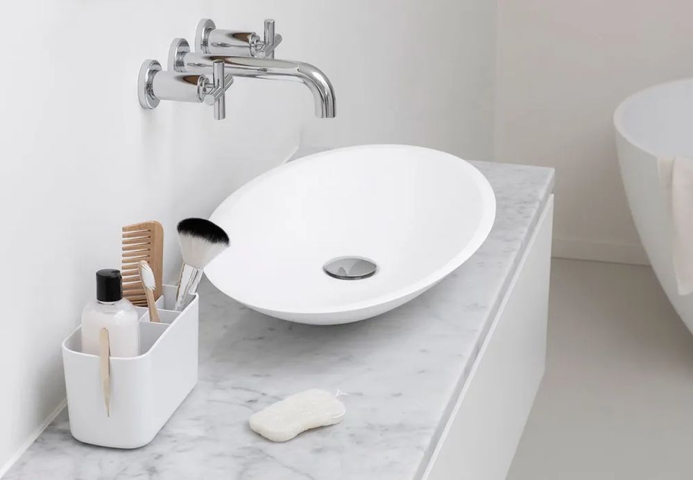 Органайзер для ванной комнаты Brabantia Renew - Refreshing белый (280108)