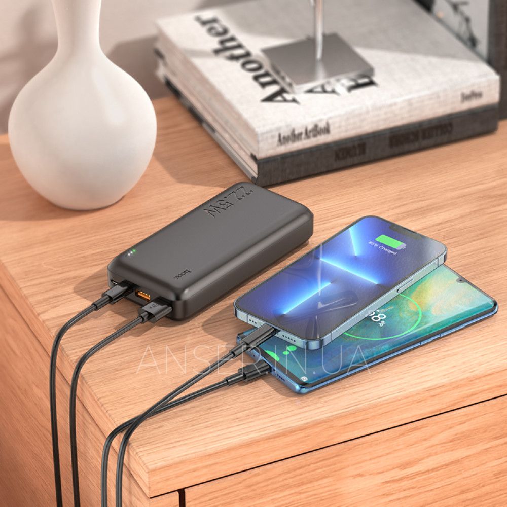 Портативный универсальный Power Bank Hoco J101A Astute 20000mAh22.5W+PD20W