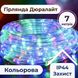 Уличная светодиодная гирлянда Дюралайт 7 м. 240 LED морозостойкая RGB