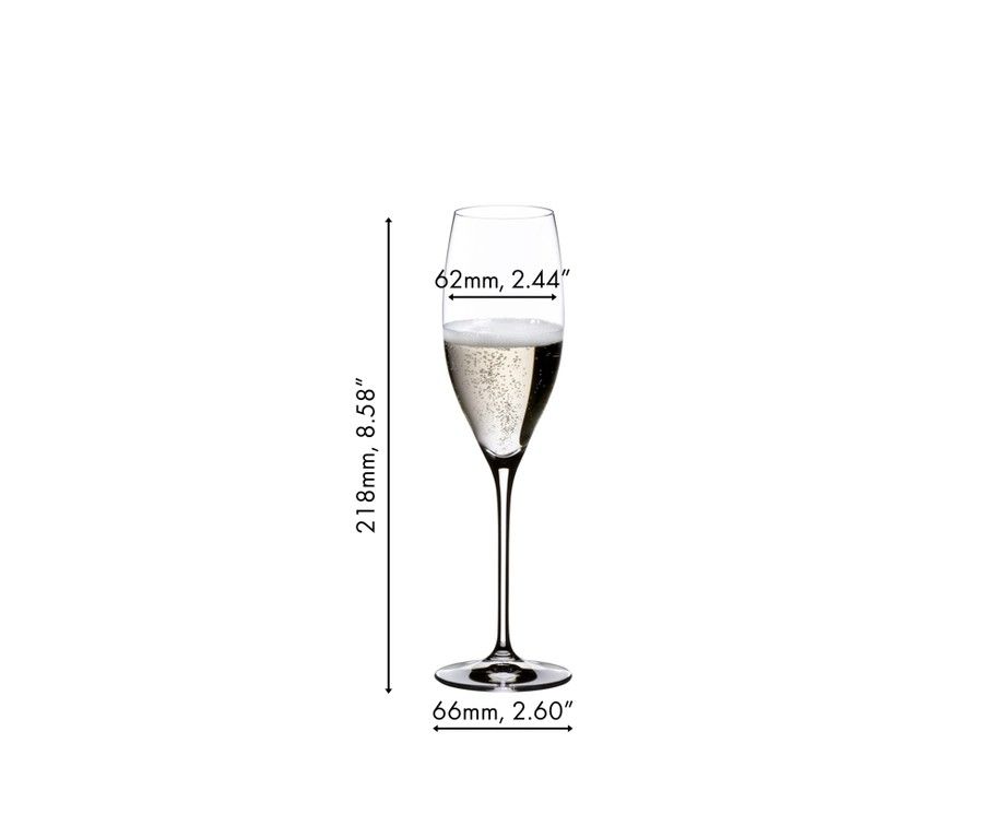 Набор бокалов для шампанского Riedel Vinum 2 шт. х 0,23 мл. (6416/48)