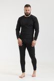 Термобелье зимнее мужское на флисе North Fleece черное размер S &mdash; оригинальное фото из магазина ANSER.IN.UA