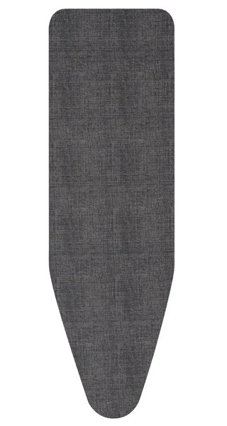 Чохол для дошки для прасування 135x45см 4мм поролону, 4мм фетру Brabantia Ironing Board Cover чорний (131547)