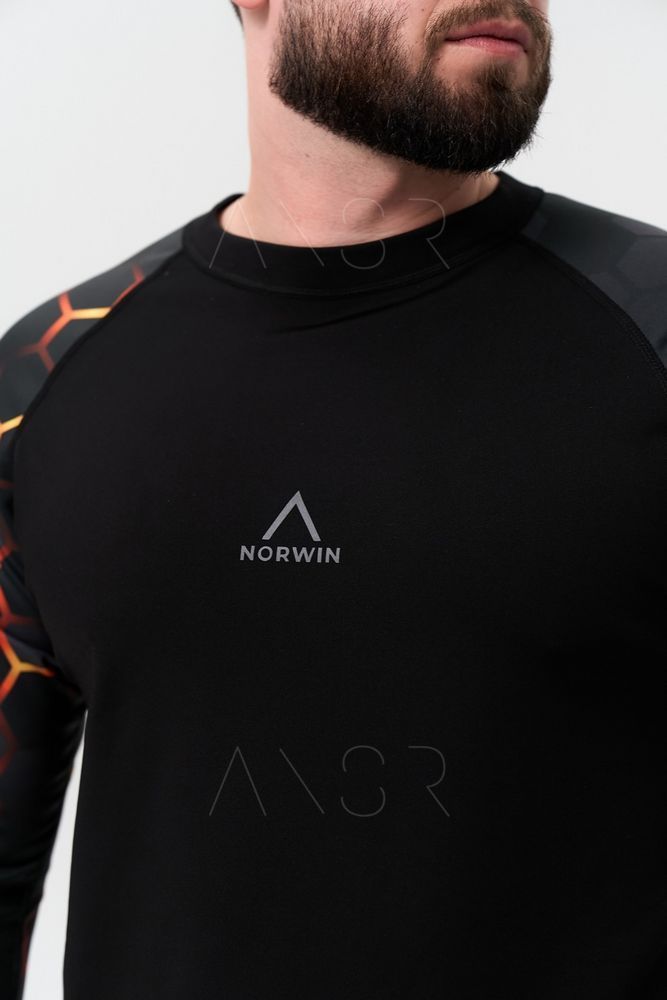 Мужское зимнее термобелье Norvin print Honey comb размер 3XL &mdash; оригинальное фото из магазина ANSER.IN.UA