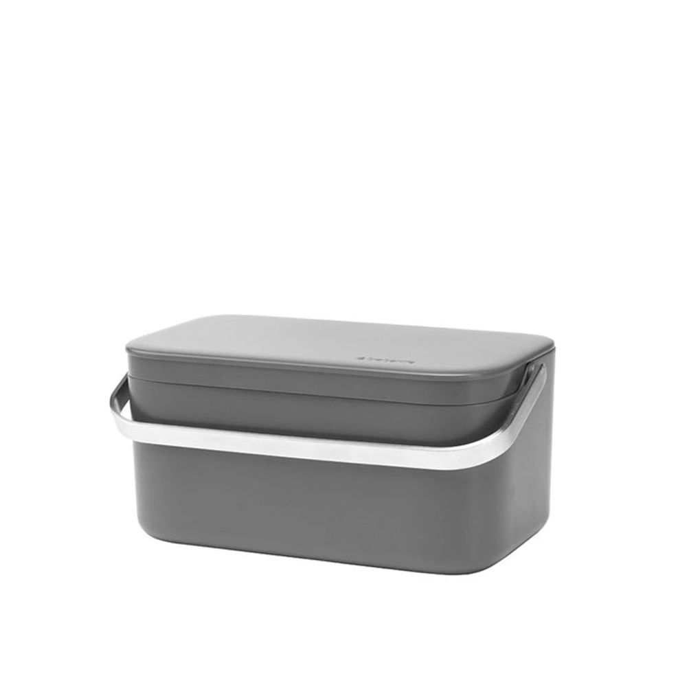 Контейнер для пищевых отходов Brabantia Dish Washing + Organising темно-серый (117541)