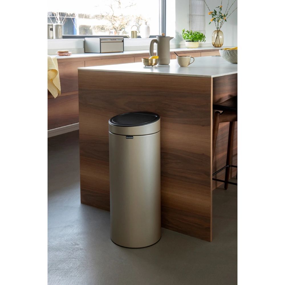 Бак для мусора 30 л Brabantia Touch Bin шампань (304507)