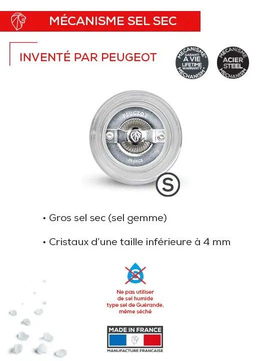 Мельница для соли Peugeot Nancy 9 см (900809/SME)
