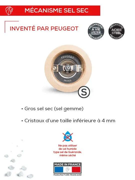 Млин для солі Peugeot Paris 12 см (0870412/SME)