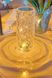 Настільна сенсорна кришталева лампа-нічник з пультом, 16 кольорів фото № 5