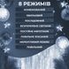 Гірлянда штора Роса 3х3 м 200 LED мідний провід 8 режимів 10 ниток Біла фото № 7