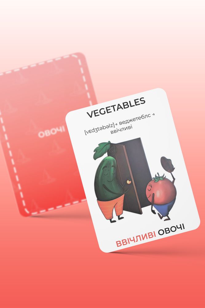 Дитячі картки WordWiz для легкого вивчення англійських слів на основі асоціацій: Їжа та продукти