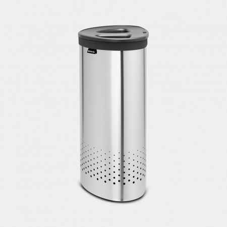 Бак для белья двухсекционный 55 л Brabantia Collecting матовая сталь (105029)