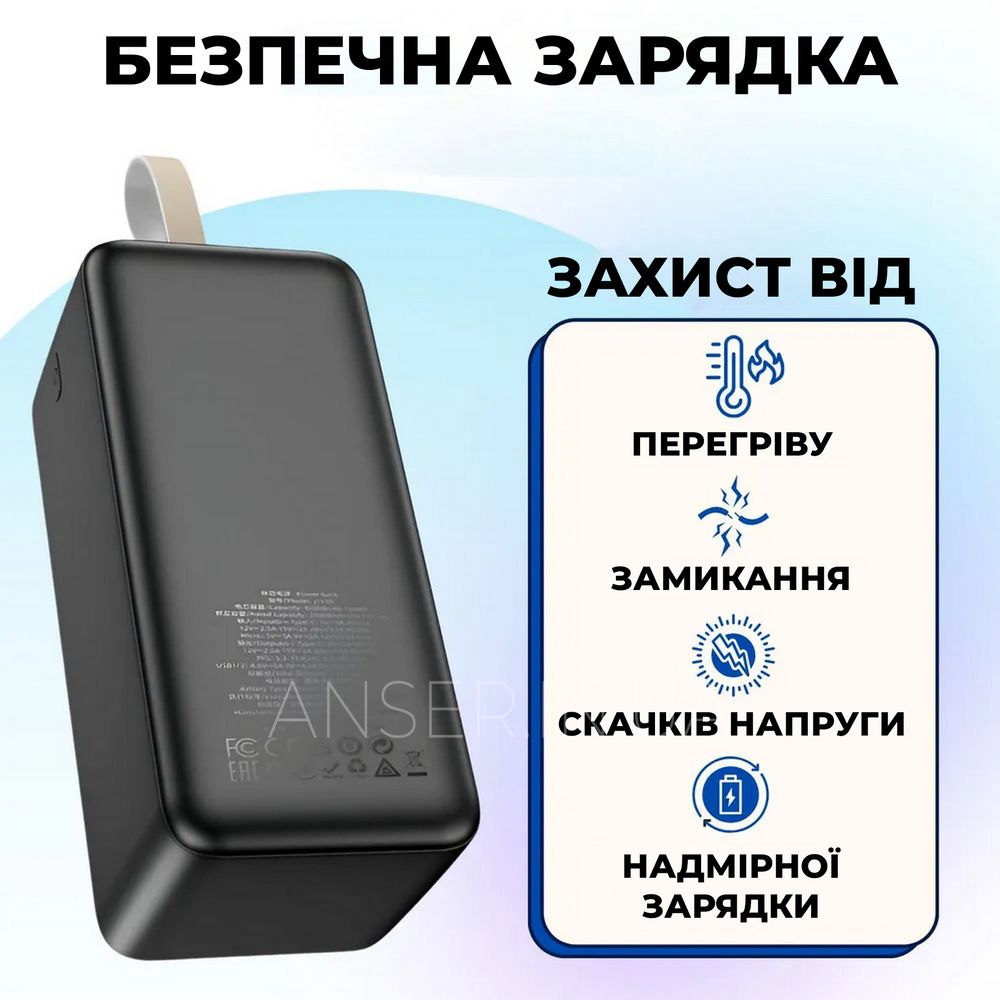 Потужний Power Bank Hoco J111D 50000mAh 30W Fast Charge