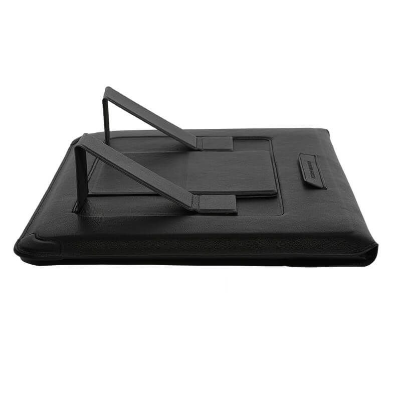 Шкіряний чохол-конверт з підставкою Nillkin Versatile Laptop Sleeve MacBook 16.1(Horizontal design) - Black