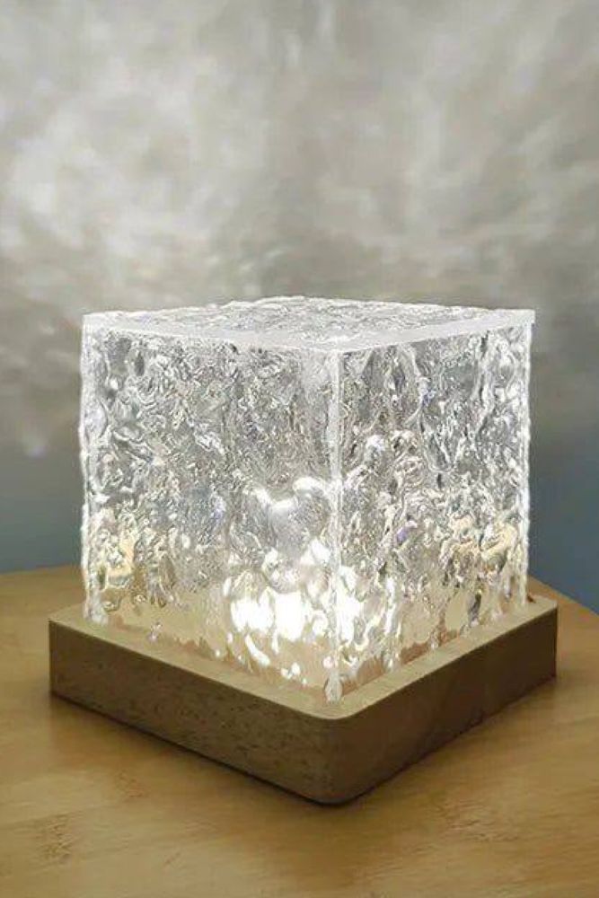 Нічник "Куб" з проекцією води