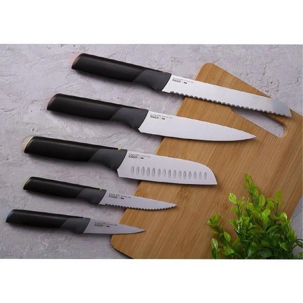 Набір кухонних ножів (4 шт) з блоком, 5 предметів Joseph Joseph Elevate (10527)