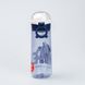 Пляшка для води Nice 620 мл із кришкою фліп топ на защіпці, синій фото № 3