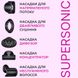 Фен стайлер для волосся 6 в 1 Supersonic Premium 1600 Вт 5 насадок 3 режими швидкості Сірий фото № 2