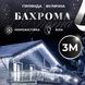 Гирлянда уличная бахрома 3 метра 100 LED 18 нитей Белая