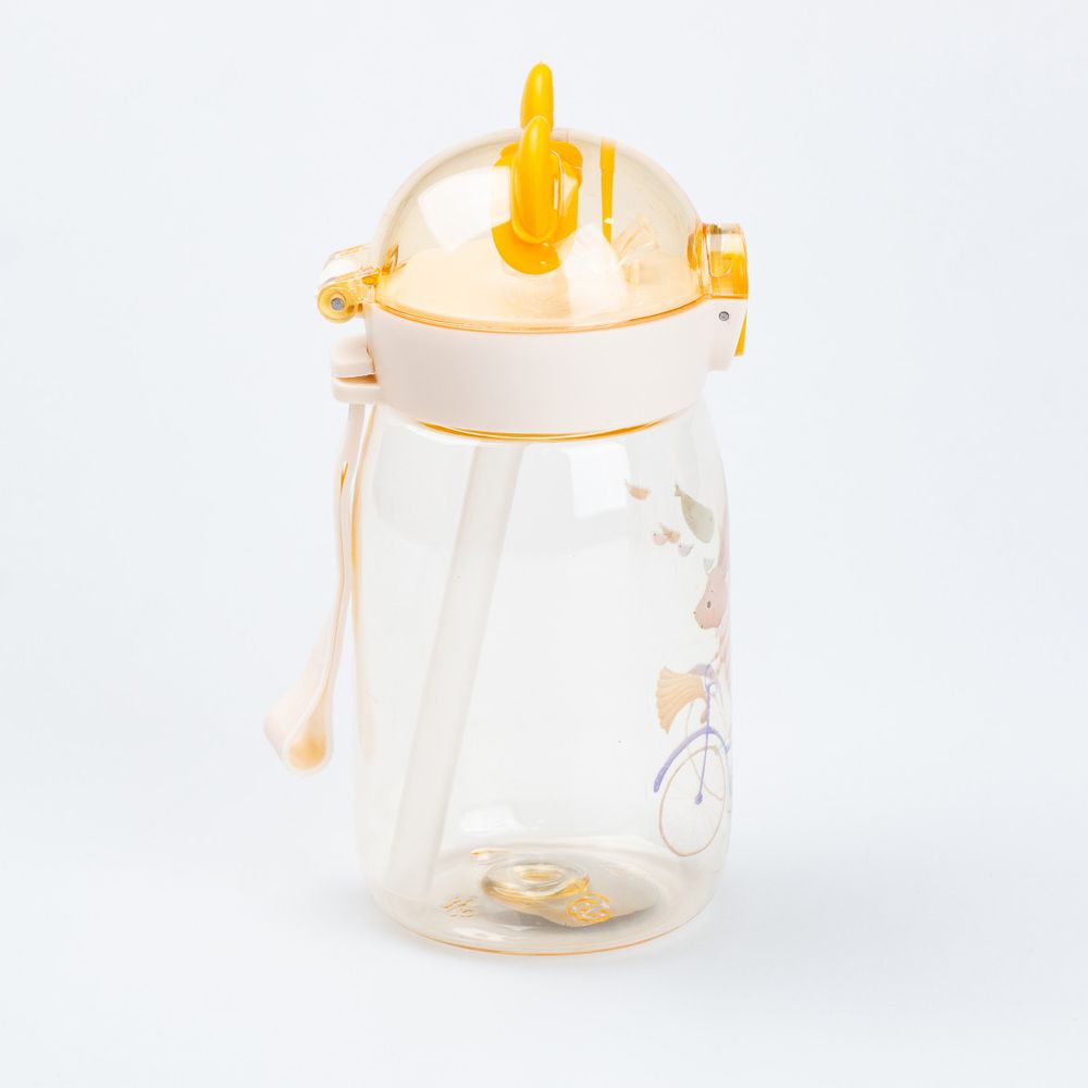 Дитяча пляшка для води з трубочкою Ведмежа HP17302BE