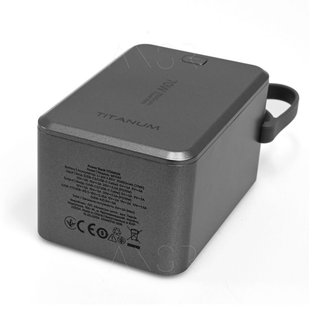 Павербанк компактный мощный 20000 мАч, 70W &mdash; оригинальное фото из магазина ANSER.IN.UA