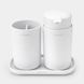Набір аксесуарів для ванної кімнати, 3 предмети Brabantia Renew - Refreshing білий (280382) фото № 2