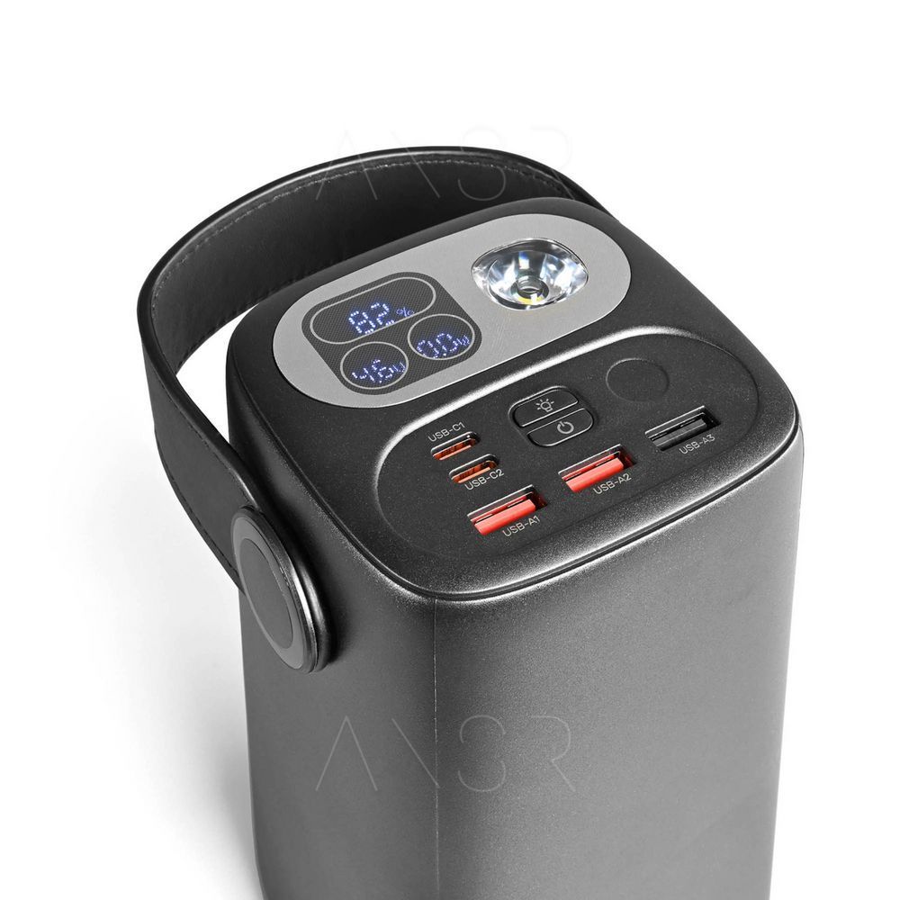 Павербанк мощный 60000 мАч, 100W, ручка, фонарь &mdash; оригинальное фото из магазина ANSER.IN.UA