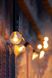 Лампа для вулиці Ретро-гірлянда 5 метрів 20 ламп теплого білого кольору фото № 4