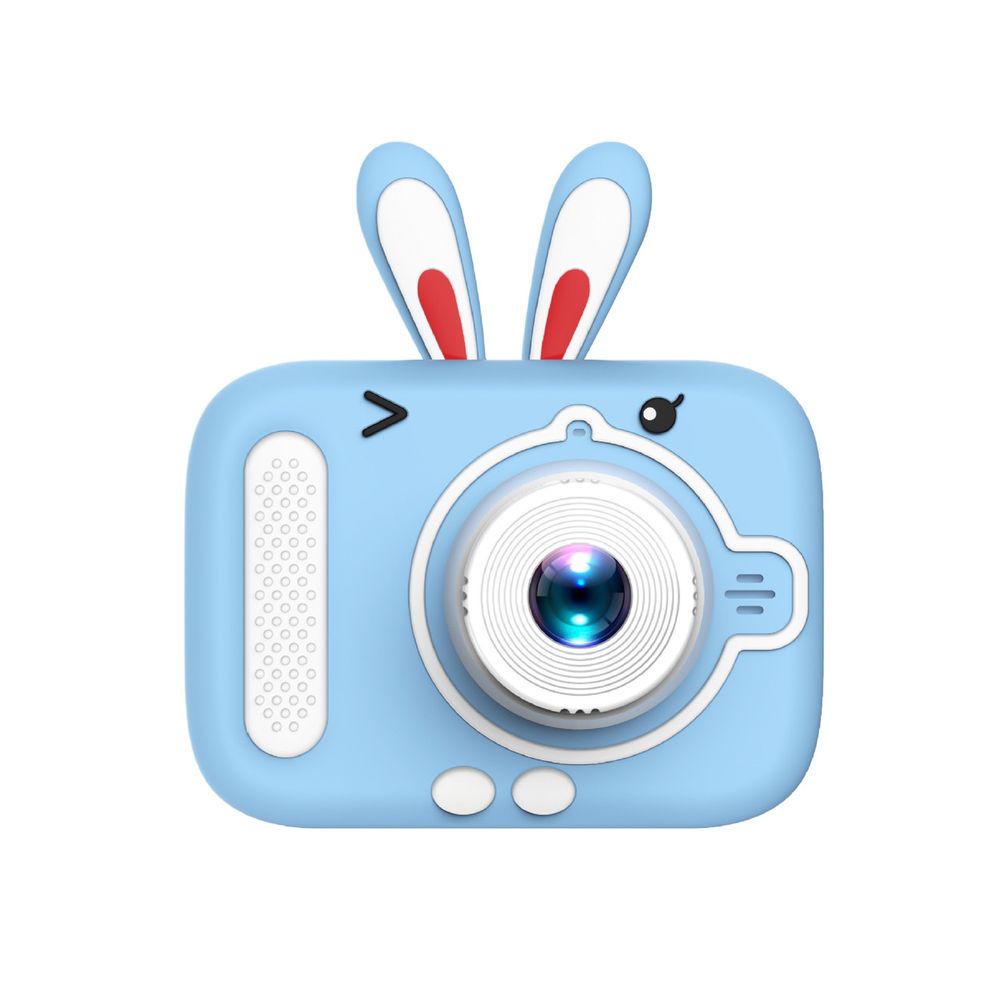Фотоапарат дитячий міні акумуляторний з USB, цифрова фотокамера для фото та відео з іграми Блакитний