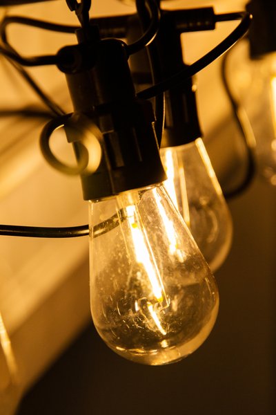 Вуличні Ретро гірлянди Edison Lamp 5 метрів 10 ламп теплого білого кольору