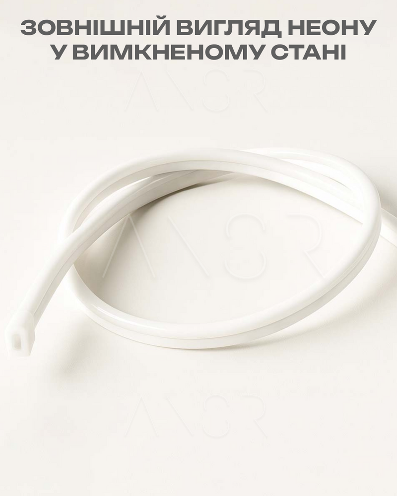 Гибкий неон FlexGlow LUX 220V теплого белого цвета 10 метров &mdash; оригинальное фото из магазина ANSER.IN.UA